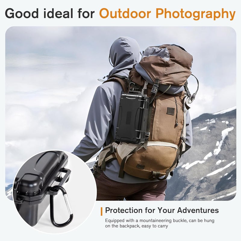 STARTRC Hard Case for Xtra Muse, One-click Storage for Xtra Muse with Protective Cover and Battery Handle, Waterproof Osmo Pocket 3 Hard Case for Travel Vlogging - Image 5